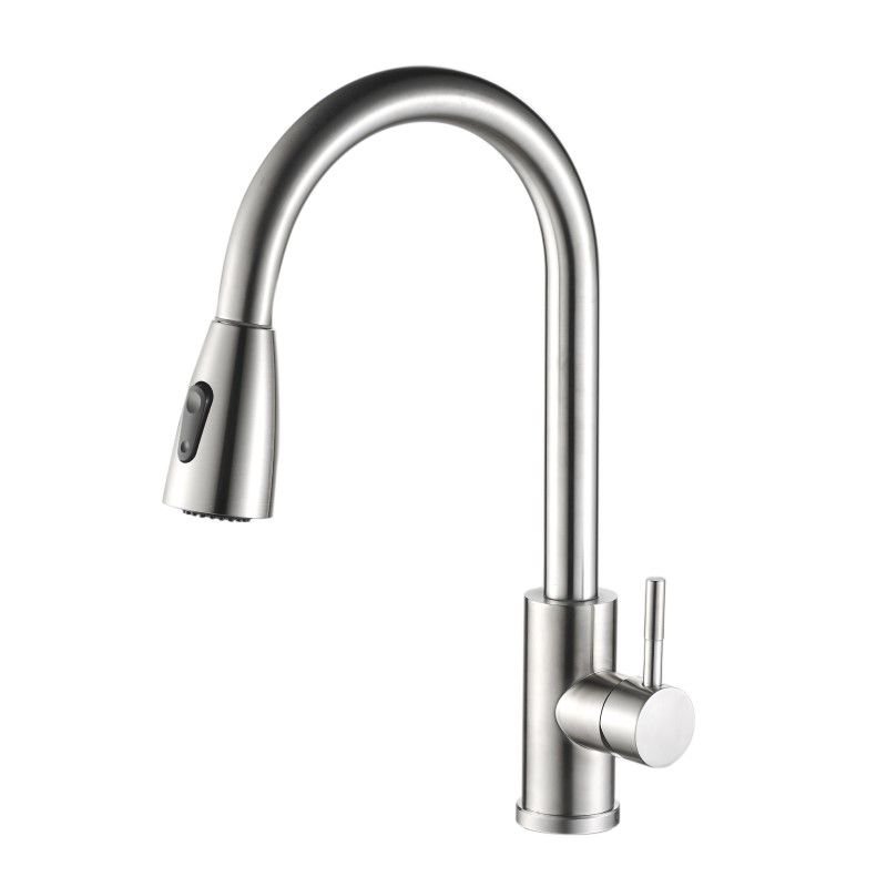Смеситель для кухни Haiba HB73304-2, сталь Смеситель для кухни Haiba HB73304-2, сталь