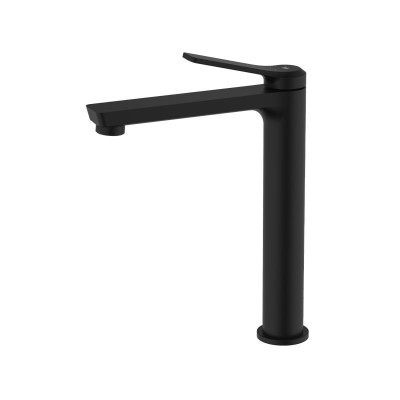 Смеситель для настольного умывальника, матовый черны...