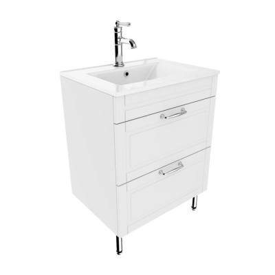 Тумба с раковиной Iddis Oxford 60 OXF60W0i95K Белая