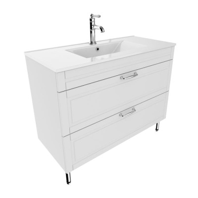 Тумба с раковиной Iddis Oxford 100 см OXF10W1i95K белый