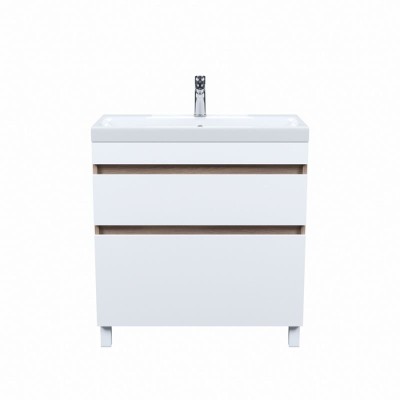 Тумба с раковиной Iddis Zodiac 80 ZOD8ABFi95K Белая ...