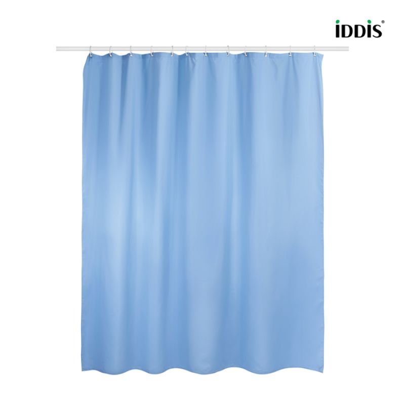 Штора для ванны Iddis Basic 180х200 B70P218i11 Голубая Штора для ванны Iddis Basic 180х200 B70P218i11 Голубая