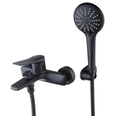 Смеситель для ванны с душем Lemark Bronx LM3714BL Че...