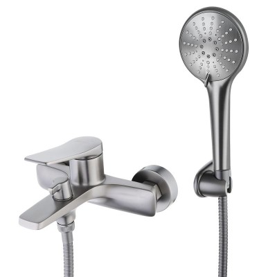 Смеситель для ванны с душем Lemark Bronx LM3714GM Гр...