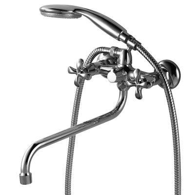 Смеситель для ванны с душем Lemark Flora LM0151C уни...