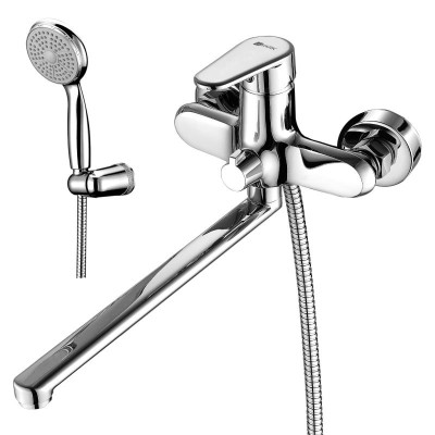 Смеситель для ванны с душем Lemark Point LM0351C уни...