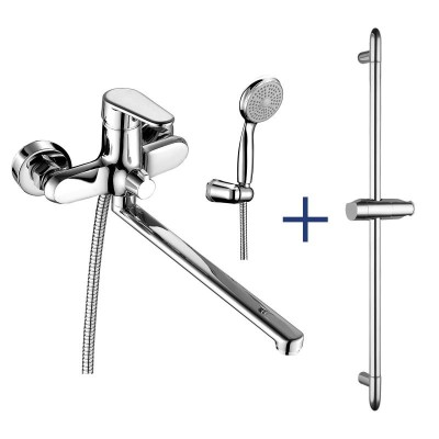 Смеситель для ванны с душем Lemark Point LM0379C уни...