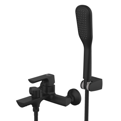 Смеситель для ванны с душем Lemark Ursus LM7214BL Че...