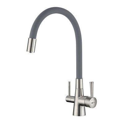Смеситель для кухни Lemark Comfort LM3075BN Никель С...