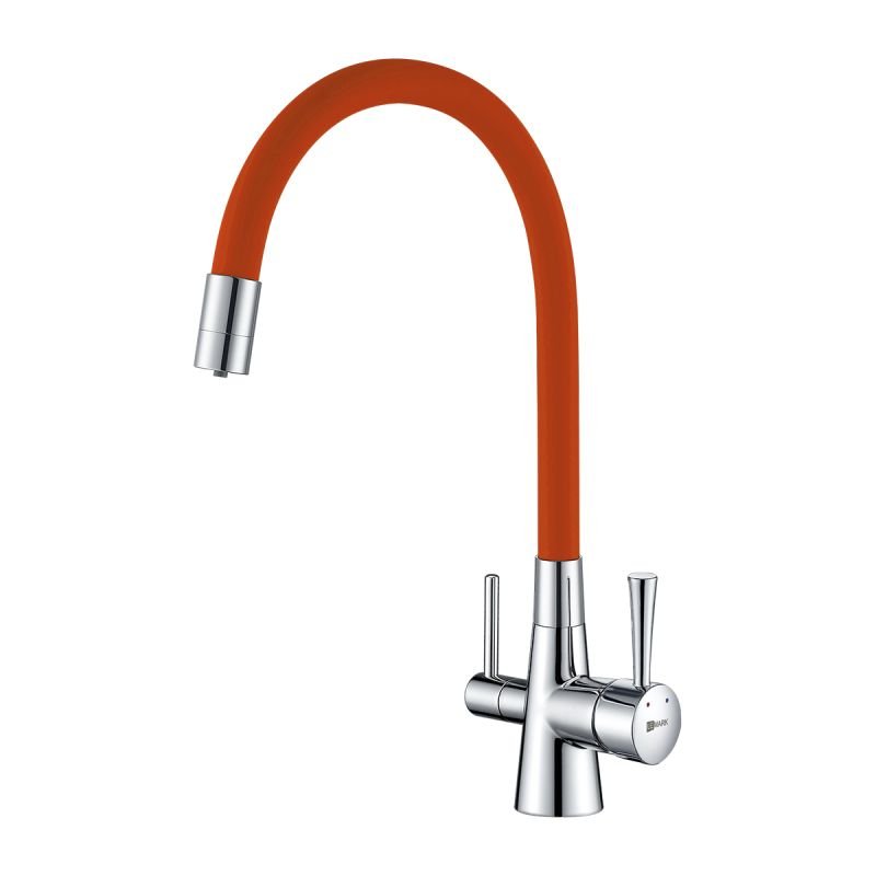 Смеситель для кухни Lemark Comfort LM3075C-Orange Хром Оранжевый Смеситель для кухни Lemark Comfort LM3075C-Orange Хром Оранжевый