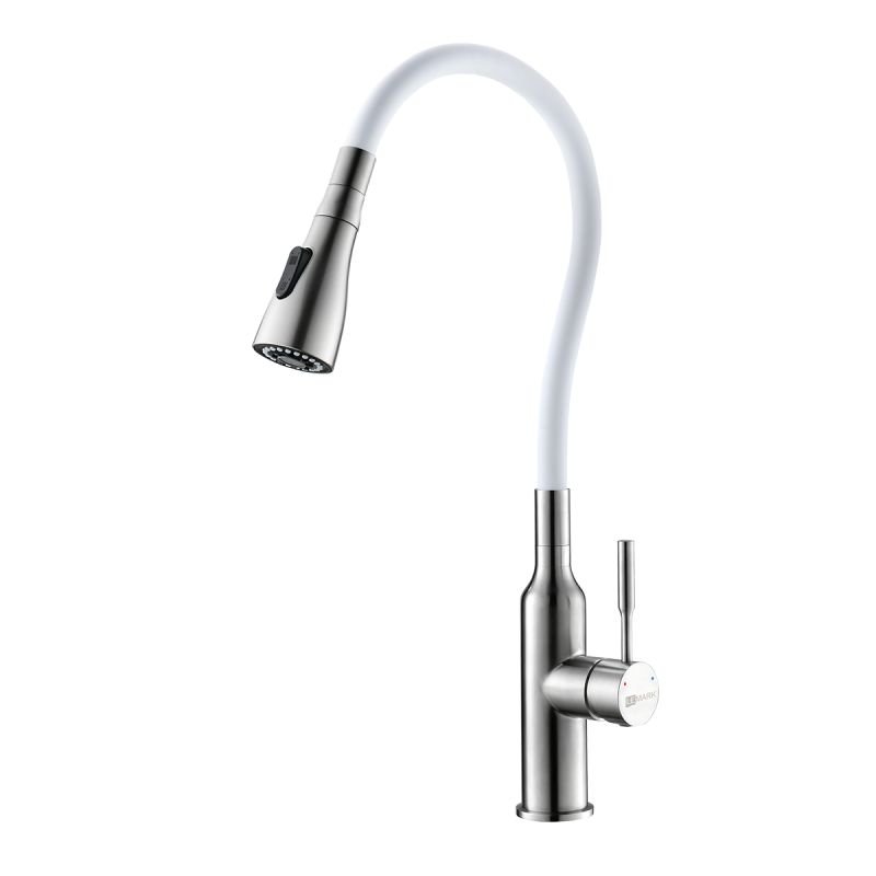 Смеситель для кухни Lemark Expert LM5082S-White Нержавеющая сталь Белый Смеситель для кухни Lemark Expert LM5082S-White Нержавеющая сталь Белый