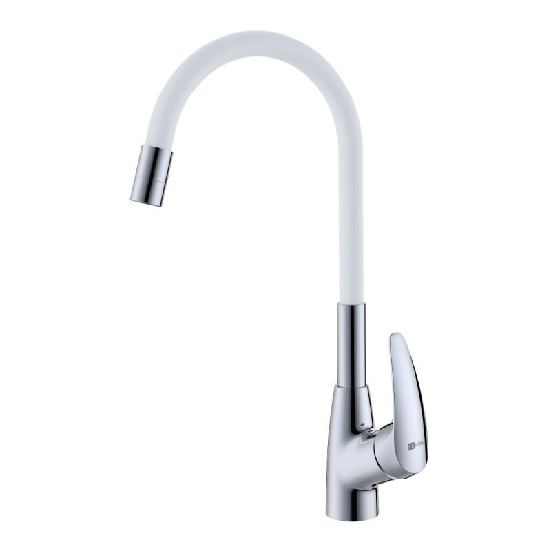 Смеситель для кухни Lemark Linara LM0415C-White Хром Белый Смеситель для кухни Lemark Linara LM0415C-White Хром Белый