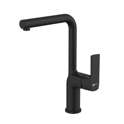 Смеситель для кухни Lemark Ursus LM7205BL Черный мат...
