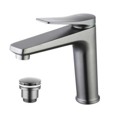 Смеситель для раковины Lemark Bronx LM3737GM Графит