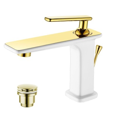 Смеситель для раковины Lemark Mista LM6406WG Белый З...