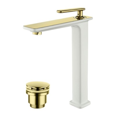 Смеситель для раковины Lemark Mista LM6409WG Белый З...