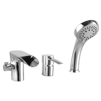 Смеситель на борт ванны Lemark Atlantiss LM3245C Хром