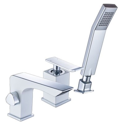 Смеситель на борт ванны Lemark Contest LM5845CW Хром...