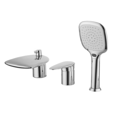 Смеситель на борт ванны Lemark Status LM4445C Хром