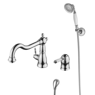 Смеситель на борт ванны Lemark Villa LM4847C Хром