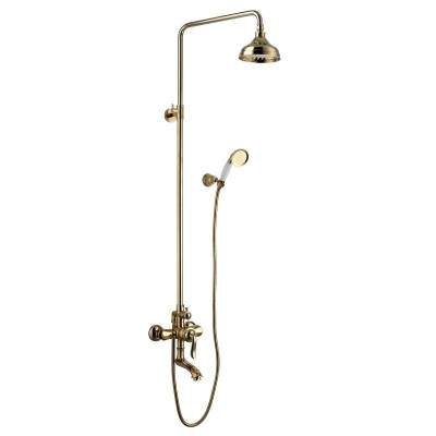 Душевая система Lemark Brava LM4762G Золото