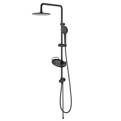 Душевая система Lemark Bronx LM3788BL Черная