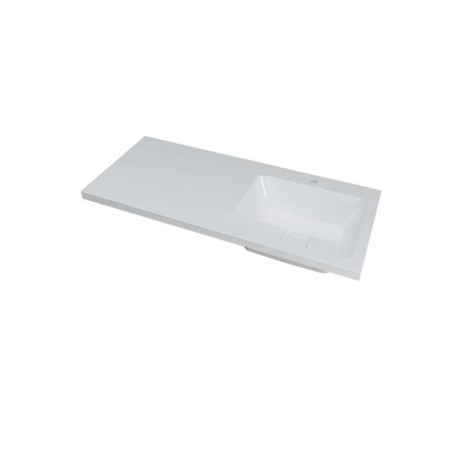 Раковина Madera Kamilla 110 R 4627173210034 на стиральную машину Белая