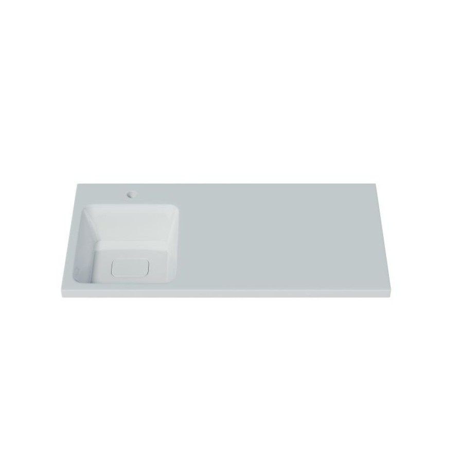 Раковина Madera Kamilla 100 L 4627173210577 на стиральную машину Белая