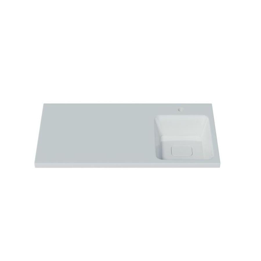 Раковина Madera Kamilla 100 R 4627173210560 на стиральную машину Белая