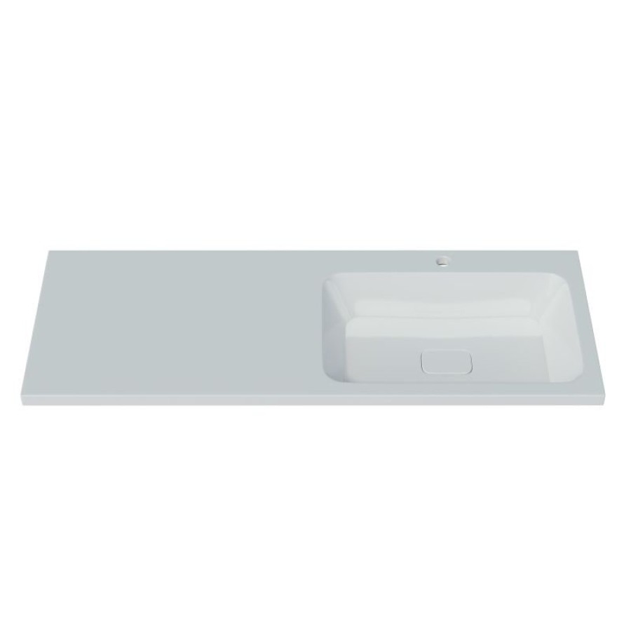 Раковина Madera Kamilla 130 R 4627173210584 на стиральную машину Белая