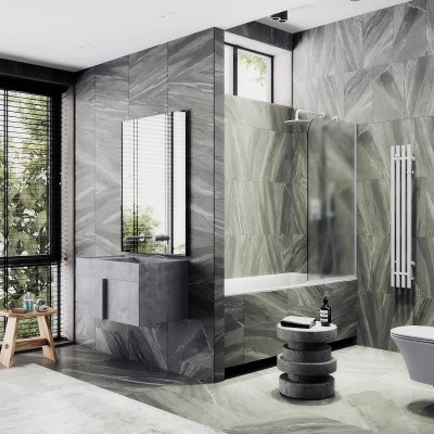 Шторка на ванну Maybah Glass MGV-93-1у 700x1400 в уз...