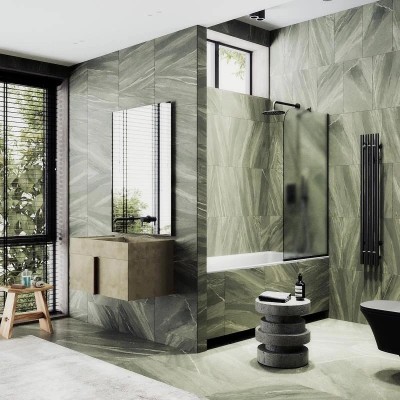 Шторка на ванну Maybah Glass MGV-94-6у 800x1400 в уз...