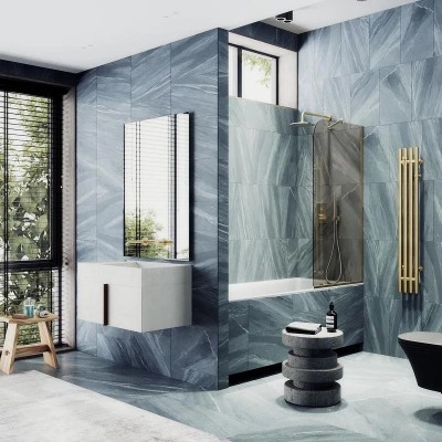 Шторка на ванну Maybah Glass MGV-71-3у 900x1400 в уз...