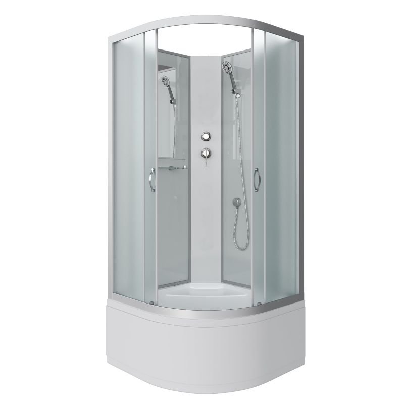 Душевая кабина NIAGARA Classic NG-2307-14BK (800х800х2000) высокий поддон(40см) стекло МАТОВОЕ 4 места Душевая кабина NIAGARA Classic NG-2307-14BK (800х800х2000) высокий поддон(40см) стекло МАТОВОЕ 4 места