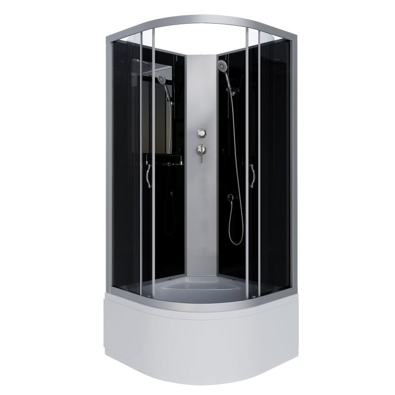 Душевая кабина NIAGARA Classic NG-2507-14BK (800х800х2000) высокий поддон(40см) стекло ТОНИРОВАННОЕ 4 места Душевая кабина NIAGARA Classic NG-2507-14BK (800х800х2000) высокий поддон(40см) стекло ТОНИРОВАННОЕ 4 места