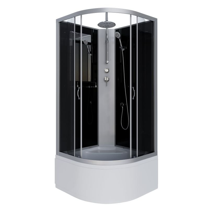 Душевая кабина NIAGARA Classic NG-2508-14BKT (900х900х2100-2400) высокий поддон(40см) стекло ТОНИРОВАННОЕ 4 места Душевая кабина NIAGARA Classic NG-2508-14BKT (900х900х2100-2400) высокий поддон(40см) стекло ТОНИРОВАННОЕ 4 места