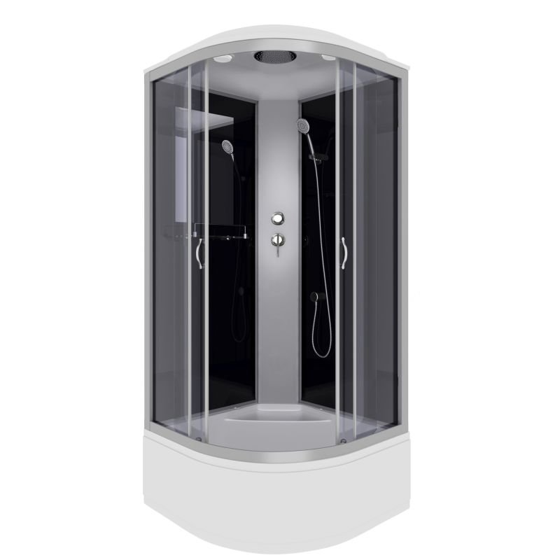 Душевая кабина NIAGARA Classic NG-2509-14 (1000х1000х2150) высокий поддон(40см) стекло ТОНИРОВАННОЕ 4 места Душевая кабина NIAGARA Classic NG-2509-14 (1000х1000х2150) высокий поддон(40см) стекло ТОНИРОВАННОЕ 4 места