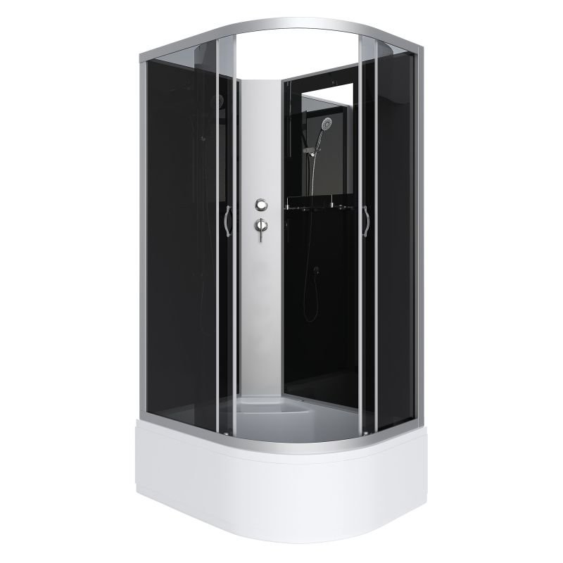 Душевая кабина NIAGARA Classic NG-2510-14LBK (1200х800х2000) высокий поддон(40см) стекло ТОНИРОВАННОЕ 4 места Душевая кабина NIAGARA Classic NG-2510-14LBK (1200х800х2000) высокий поддон(40см) стекло ТОНИРОВАННОЕ 4 места