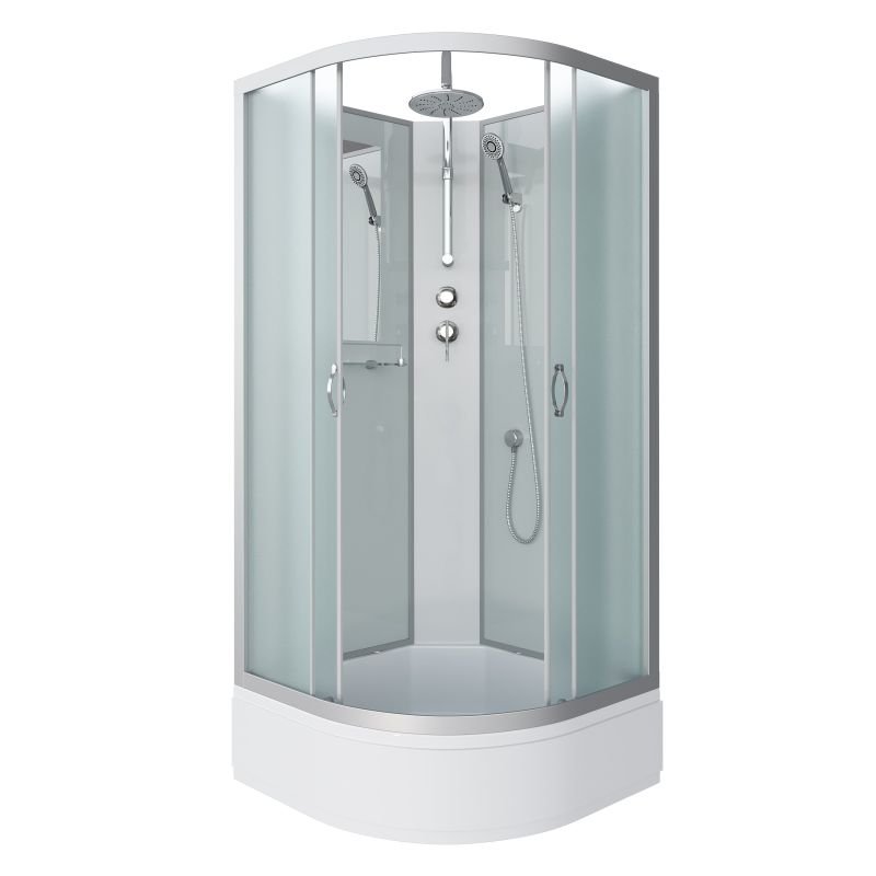 Душевая кабина NIAGARA Classic NG-3301-14BKT (900х900х2100-2400) средний поддон(26см) стекло МАТОВОЕ 4 места Душевая кабина NIAGARA Classic NG-3301-14BKT (900х900х2100-2400) средний поддон(26см) стекло МАТОВОЕ 4 места