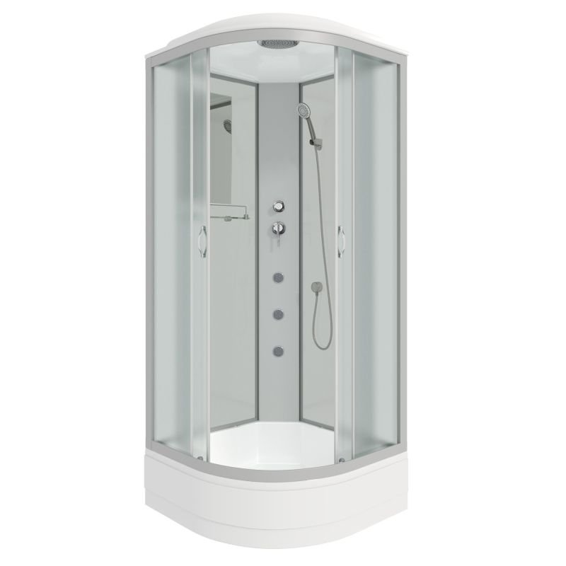 Душевая кабина NIAGARA Classic NG-3302-14G (1000х1000х2150) низкий поддон(26см) стекло МАТОВОЕ 4 места Душевая кабина NIAGARA Classic NG-3302-14G (1000х1000х2150) низкий поддон(26см) стекло МАТОВОЕ 4 места