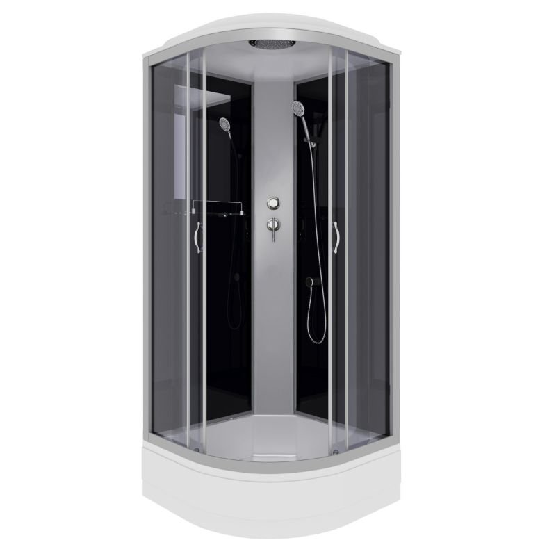 Душевая кабина NIAGARA Classic NG-3501-14 (900х900х2150) низкий поддон(26см) стекло ТОНИРОВАННОЕ 4 места Душевая кабина NIAGARA Classic NG-3501-14 (900х900х2150) низкий поддон(26см) стекло ТОНИРОВАННОЕ 4 места