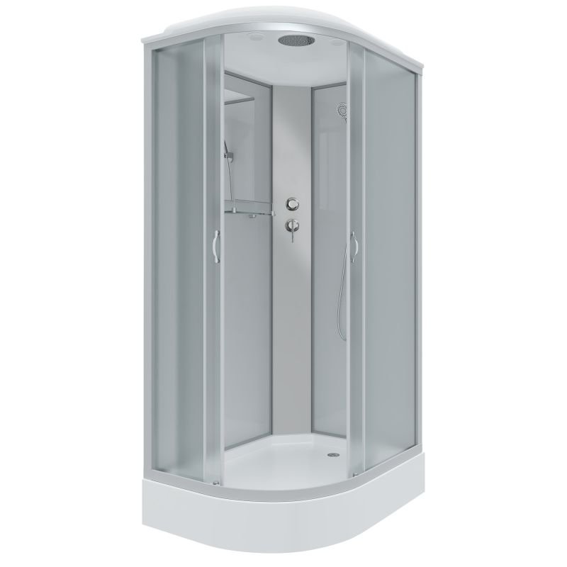 Душевая кабина NIAGARA Classic NG-3312-14R (1200х800х2150) низкий поддон(13см) стекло МАТОВОЕ 3 места Душевая кабина NIAGARA Classic NG-3312-14R (1200х800х2150) низкий поддон(13см) стекло МАТОВОЕ 3 места