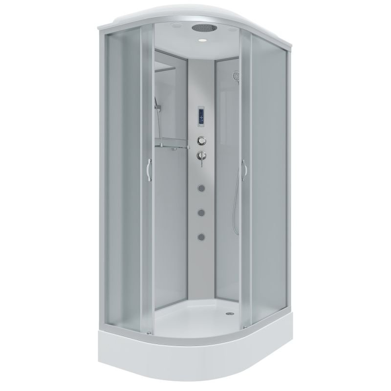Душевая кабина NIAGARA Classic NG-3312-14RF (1200х800х2150) низкий поддон(13см) стекло МАТОВОЕ 3 места Душевая кабина NIAGARA Classic NG-3312-14RF (1200х800х2150) низкий поддон(13см) стекло МАТОВОЕ 3 места