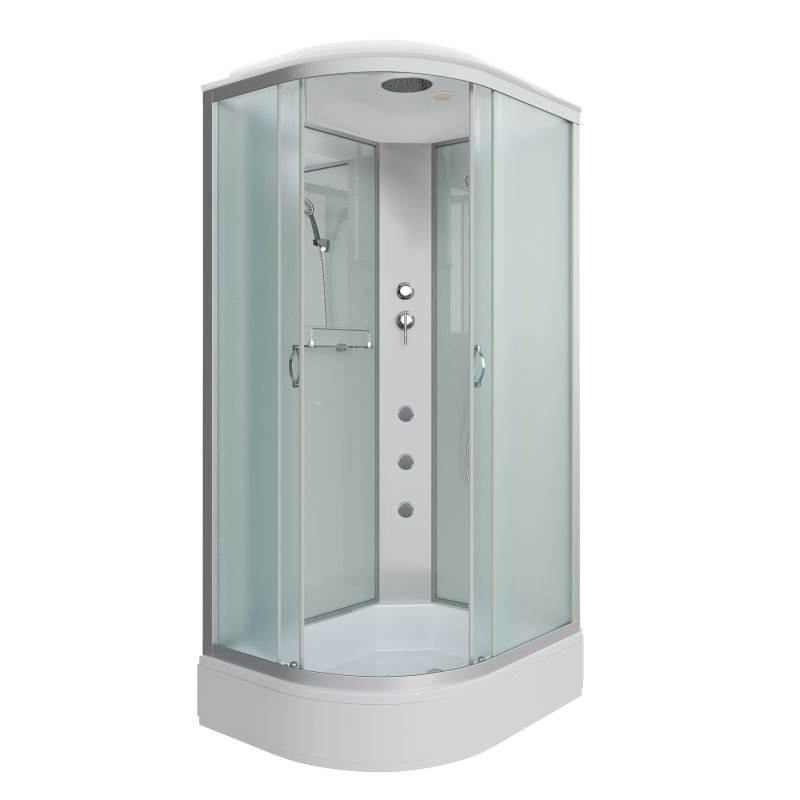 Душевая кабина NIAGARA Classic NG-33184-14RG (1100х800х2150) средний поддон (26см) стекло МАТОВОЕ 4 места Душевая кабина NIAGARA Classic NG-33184-14RG (1100х800х2150) средний поддон (26см) стекло МАТОВОЕ 4 места