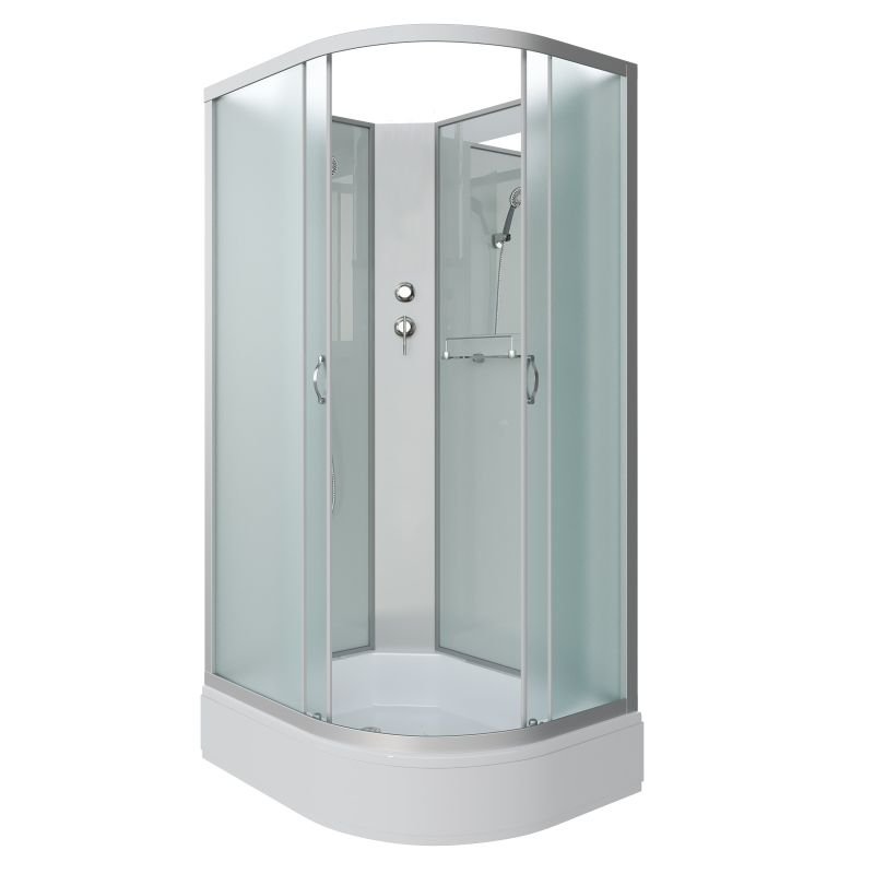 Душевая кабина NIAGARA Classic NG-33394-14LBK (1300х900х2000) средний поддон (26см) стекло МАТОВОЕ 4 места Душевая кабина NIAGARA Classic NG-33394-14LBK (1300х900х2000) средний поддон (26см) стекло МАТОВОЕ 4 места
