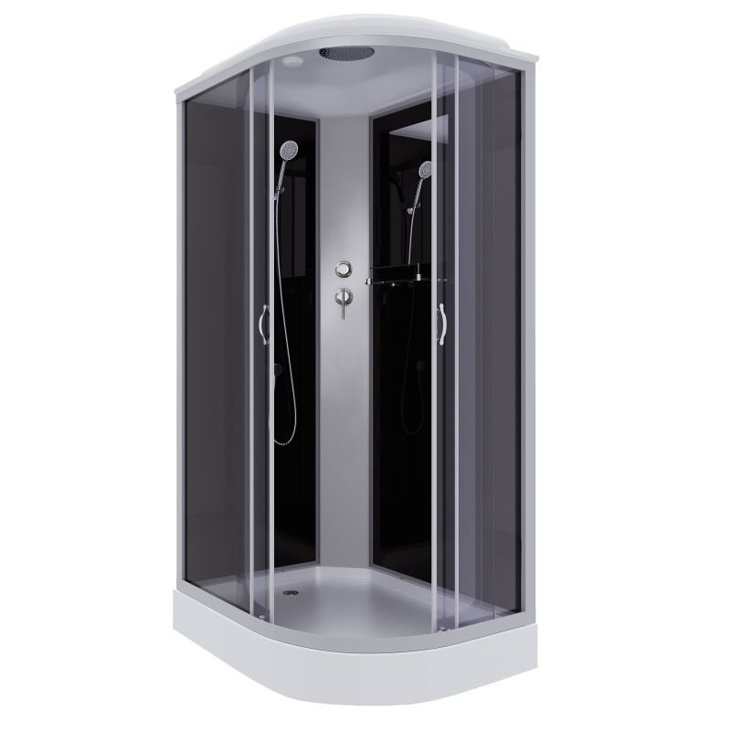 Душевая кабина NIAGARA Classic NG-3512-14L (1200х800х2150) низкий поддон(13см) стекло ТОНИРОВАННОЕ 3 места Душевая кабина NIAGARA Classic NG-3512-14L (1200х800х2150) низкий поддон(13см) стекло ТОНИРОВАННОЕ 3 места