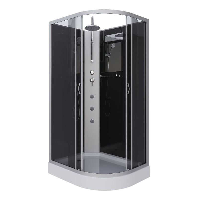 Душевая кабина NIAGARA Classic NG-3512-14LBKTG (1200х800х2100-2400) низкий поддон(13см) стекло ТОНИРОВАННОЕ 3 места Душевая кабина NIAGARA Classic NG-3512-14LBKTG (1200х800х2100-2400) низкий поддон(13см) стекло ТОНИРОВАННОЕ 3 места