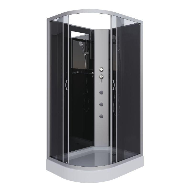 Душевая кабина NIAGARA Classic NG-3512-14RBKG (1200х800х2000) низкий поддон(13см) стекло ТОНИРОВАННОЕ 3 места Душевая кабина NIAGARA Classic NG-3512-14RBKG (1200х800х2000) низкий поддон(13см) стекло ТОНИРОВАННОЕ 3 места
