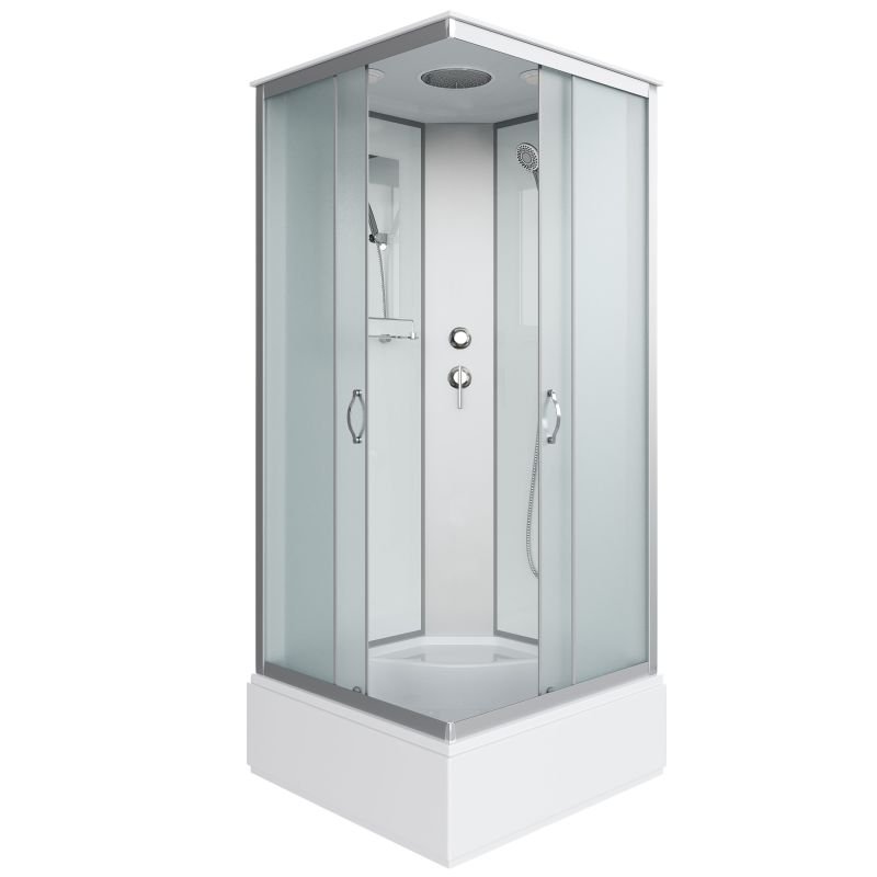 Душевая кабина NIAGARA Classic NG-1108-14 (900х900х2150) средний поддон(26см) стекло МАТОВОЕ 4 места с полкой Душевая кабина NIAGARA Classic NG-1108-14 (900х900х2150) средний поддон(26см) стекло МАТОВОЕ 4 места с полкой
