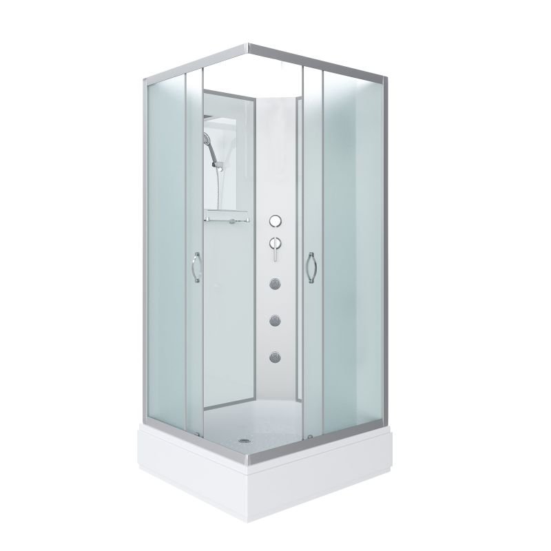 Душевая кабина NIAGARA Classic NG-33084-14QBKG (1000х800х2000) средний поддон (26см) стекло МАТОВОЕ 4 места Душевая кабина NIAGARA Classic NG-33084-14QBKG (1000х800х2000) средний поддон (26см) стекло МАТОВОЕ 4 места